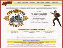 Tablet Screenshot of firemuseumnetwork.org